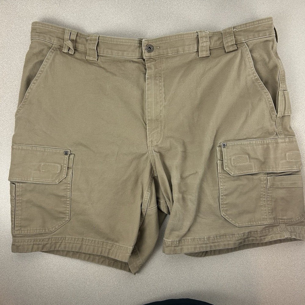 DULUTH TRADING Fire Hose‎ Flex Carpenter Shorts 46 Cargo Cotton Workwear Durable